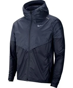 Nike Men’s Shieldrunner Jacket (437 - Thunder Blue/Obsidian/Reflective Silver)