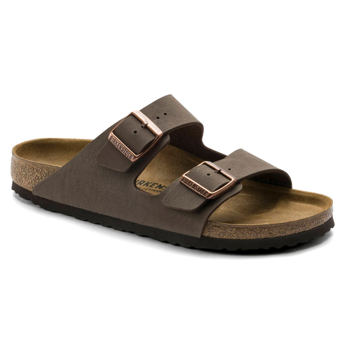 Women's Birkenstock Arizona Mocha Birkibuc BIRK-151183 1 Women's Birkenstock Arizona Mocha Birkibuc BIRK-151183