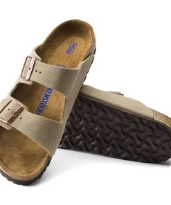 Women's Birkenstock Arizona Soft Footbed Taupe Suede BIRK-951301 -New balance-shop BIRK 951301 1