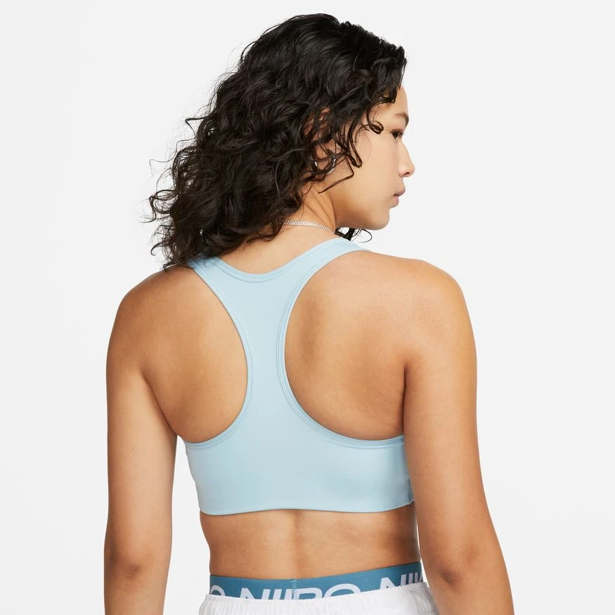 Nike Women’s Swoosh Medium-Support Padded Bra (442 - Ocean Bliss/White) 2 Nike Women’s Swoosh Medium-Support Padded Bra (442 - Ocean Bliss/White) - Image 2