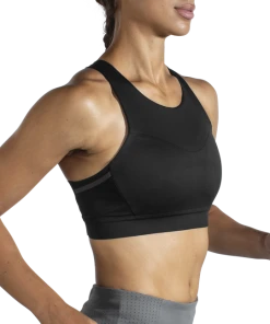 BROOKS Women's Drive 3 Pocket Run Bra (001 - Black) -New balance-shop C11D9BED F1E4 4CA6 BB59 D6C621860BBC