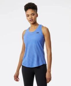 New Balance Women’s Q Speed Jacquard Tank (BL4 - Bright Lapis)