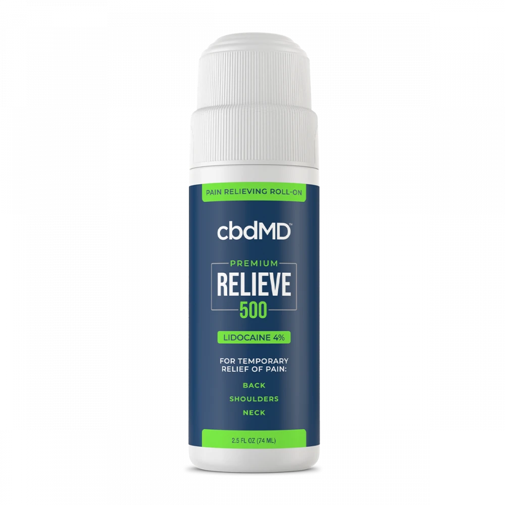 CbdMD CBD Topical LIDOCAINE 2.5OZ ROLL ON - 500MG 1 CbdMD CBD Topical LIDOCAINE 2.5OZ ROLL ON - 500MG
