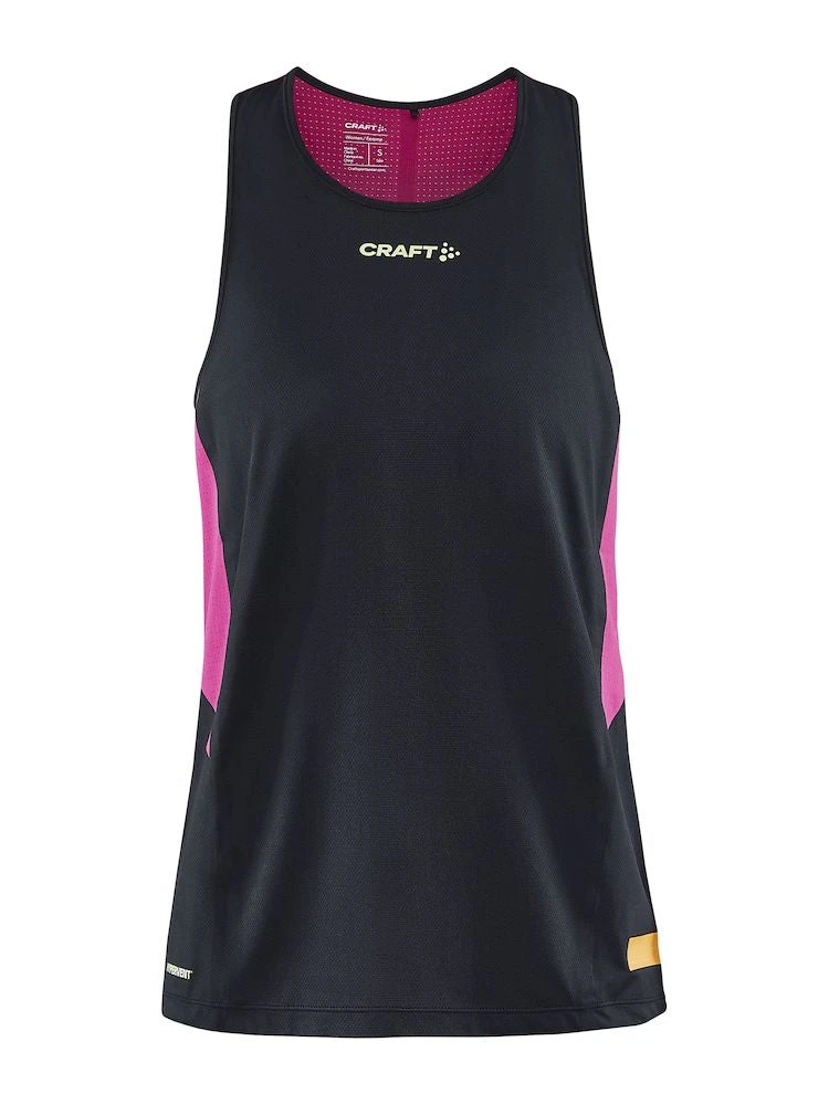 Craft Women’s Pro Hypervent Running Singlet (Black-Roxo) 1 Craft Women’s Pro Hypervent Running Singlet (Black-Roxo)