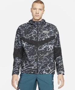 Nike Men's Windrunner Wildrun Jacket (010 - Black/Reflective Silver)