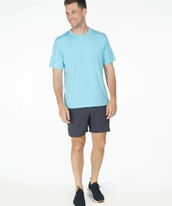 TASC Men’s Recess MicroAir Tee (431 - Radiant Blue Heather) -New balance-shop CB929F18 A94C 49F8 B8CF 1F50460D5C7D