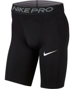 Nike Men's Pro Long Short Tights (010 - Black/White)