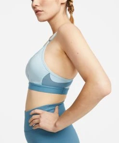 Nike Women’s DRI-FIT Indy Sports Bra (442 - Ocean Bliss/Noise Aqua/Noise Aqua/White) -New balance-shop CZ4456 442 PHSYM004