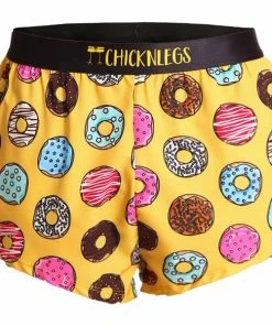 ChicknLegs Men's Salty Donuts 2" Split Shorts