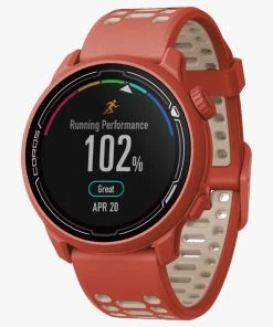 Coros Pace 2 Premium GPS Sport Watch (Red/Silicone)