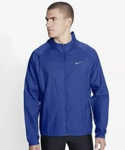 Nike Men's Essential Running Jacket (480 - Game Royal/Reflective Silver)