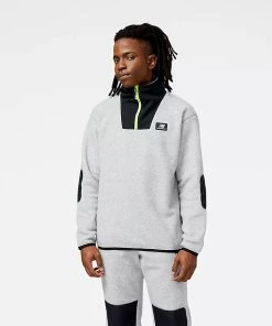 New Balance Men's NB AT Spinnex 1/4 Zip (GML - Grey/Multi)