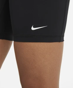 Nike Women's Pro High-Waisted 7" Shorts (011 - Black/White) -New balance-shop DA0481 011 E PREM 2000