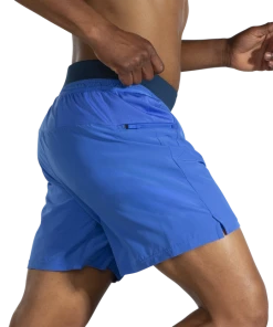 BROOKS Men's Sherpa 7" 2-in-1 Short (435 - Bluetiful/Indigo Rush) -New balance-shop DAE292CE 5FFC 41A2 A0A3 D4A81AC18483