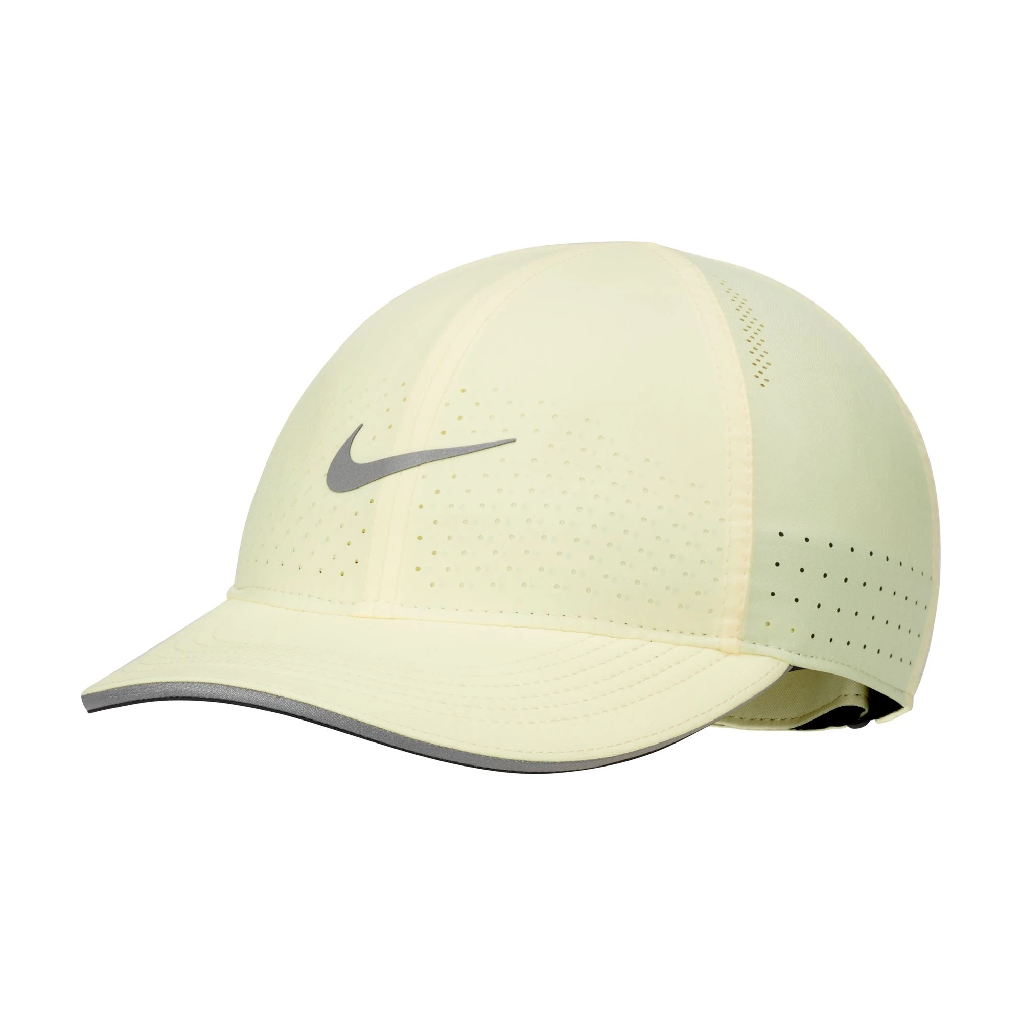 Nike Women’s Featherlight Running Cap (821 - Citron Tint/Reflective Silver) 1 Nike Women’s Featherlight Running Cap (821 - Citron Tint/Reflective Silver)
