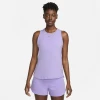 Nike Women's DRI-FIT One Luxe Tank (567 - Space Purple/Reflective Silver)