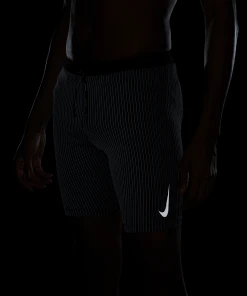 Nike Men's DRI-FIT ADV Aeroswift 1/2 Length Racing Tights (015 - Black/Iron Grey/White/White) -New balance-shop DM4622 015 J PREM 2000