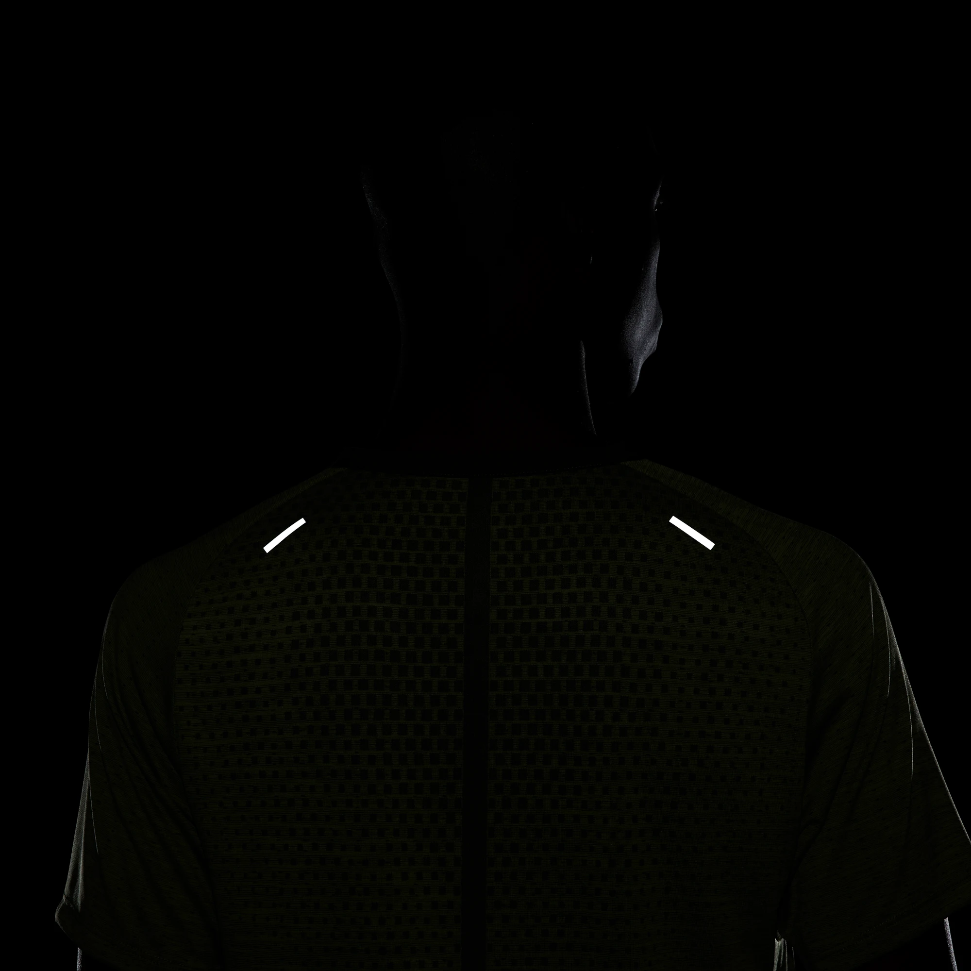 Nike Men's DRI-FIT Techknit Ultra Short Sleeve Running Top (326 - Rough Green/Alligator/Reflective Silver) 7 Nike Men's DRI-FIT Techknit Ultra Short Sleeve Running Top (326 - Rough Green/Alligator/Reflective Silver) - Image 7