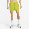 Nike Men's DRI-FIT Stride 5" Shorts (308 - Bright Cactus/Moss/Reflective Silver)