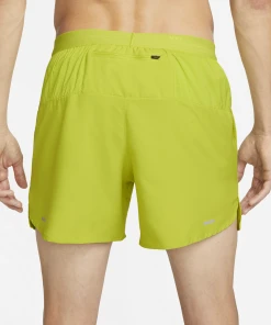 Nike Men's DRI-FIT Stride 5" Shorts (308 - Bright Cactus/Moss/Reflective Silver) -New balance-shop DM4755 308 C PREM 2000