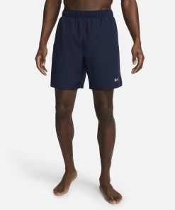 Nike Men's DRI-FIT Challenger 7" Brief-Lined Shorts (451 - Obsidian/Obsidian/Black/Reflective Silver)