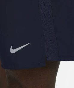 Nike Men's DRI-FIT Challenger 7" Brief-Lined Shorts (451 - Obsidian/Obsidian/Black/Reflective Silver) -New balance-shop DV9359 451 D PREM 2000