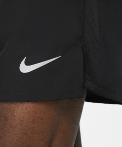 Nike Men's DRI-FIT Challenger 5" Brief-Lined Shorts (010 - Black/Black/Black/Reflective Silver) -New balance-shop DV9363 010 E PREM 2000