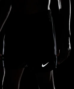 Nike Men's DRI-FIT Challenger 5" Brief-Lined Shorts (010 - Black/Black/Black/Reflective Silver) -New balance-shop DV9363 010 I PREM 2000