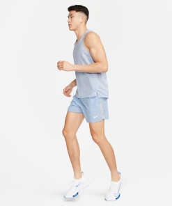 Nike Men's DRI-FIT Challenger 5" Brief-Lined Shorts (479 - Cobalt Bliss/Reflective Silver) -New balance-shop DV9363 479 H PREM 2000