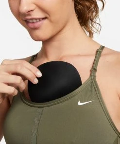 Nike Women's DRI-FIT Indy Sports Bra (222 - Medium Olive/White) 9 Nike Women's DRI-FIT Indy Sports Bra (222 - Medium Olive/White) -New balance-shop E26F6848 60FE 428E 8C17 24415E9F9E12