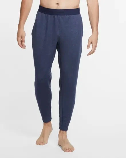 Nike Men's Yoga Pants (410 - Midnight Navy/Heather/Black) 1 Nike Men's Yoga Pants (410 - Midnight Navy/Heather/Black)