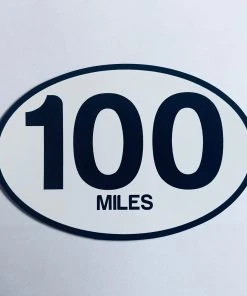 TC Running Co 100 Mile Oval Magnet