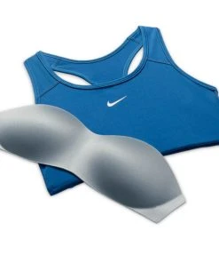 Nike Women’s Swoosh Medium-Support Padded Bra (476 - Court Blue/White) -New balance-shop F4040848 B2E8 49D7 803D 13ABE8C04453