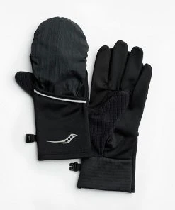 Saucony Fortify Convertible Gloves (BK - Black)