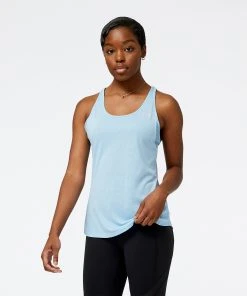 New Balance Women’s Impact Run Tank (BZH - Blue Haze Heather)