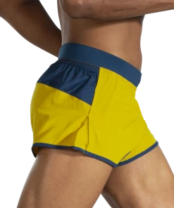 BROOKS Men's Sherpa 3" Split Short (351 - Golden Hour/Indigo Rush) -New balance-shop FF584863 6C1F 4B30 94C3 453DF1A8C1DA