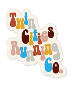 TC Running Co Flower Power Sticker