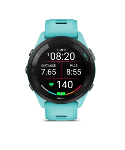 Garmin Forerunner® 265 (Black Bezel With Aqua Case And Aqua/Black Silicone Band) 10 Garmin Forerunner® 265 (Black Bezel With Aqua Case And Aqua/Black Silicone Band) -New balance-shop Forerunner265 HR 3001.14