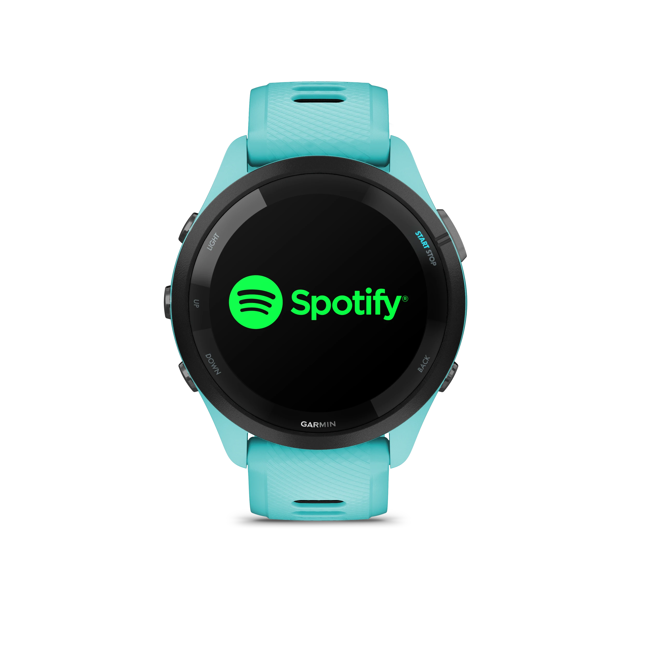 Garmin Forerunner® 265 (Black Bezel With Aqua Case And Aqua/Black Silicone Band) 5 Garmin Forerunner® 265 (Black Bezel With Aqua Case And Aqua/Black Silicone Band) - Image 5