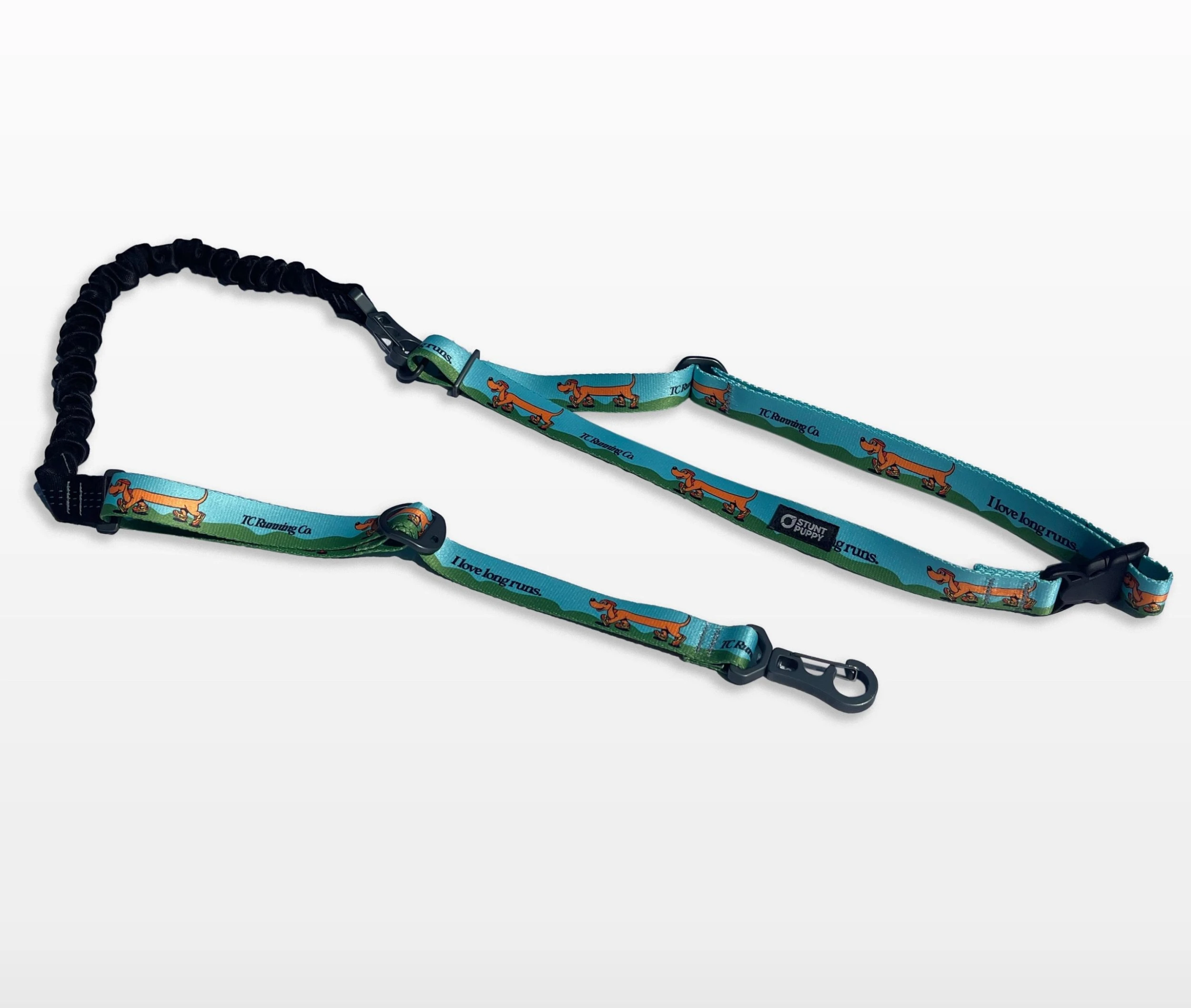 Stunt Puppy We Love Long Runs Leash - TC Running Custom 1 Stunt Puppy We Love Long Runs Leash - TC Running Custom