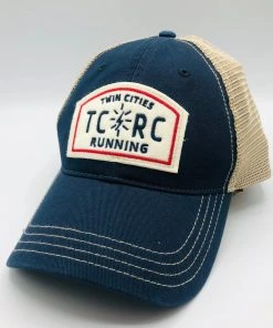 TC Running Co TCRC "Felt Patch" Trucker Hat (Navy/Khaki)