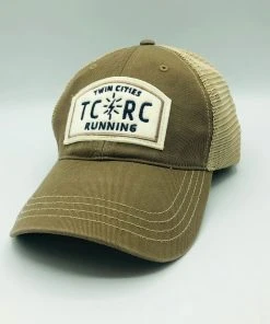 TC Running Co TCRC "Felt Patch" Trucker Hat (Driftwood/Khaki)