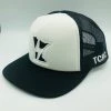 TC Running Co TCRC MN Bolt Foamie Trucker Cap (White/Black)