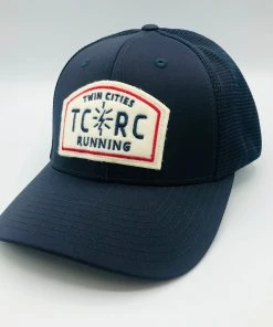 TC Running Co TCRC "Felt Patch" Performance Trucker Cap (Navy)