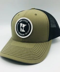 TC Running Co TCRC Round Logo Trucker Hat (Loden/Black)