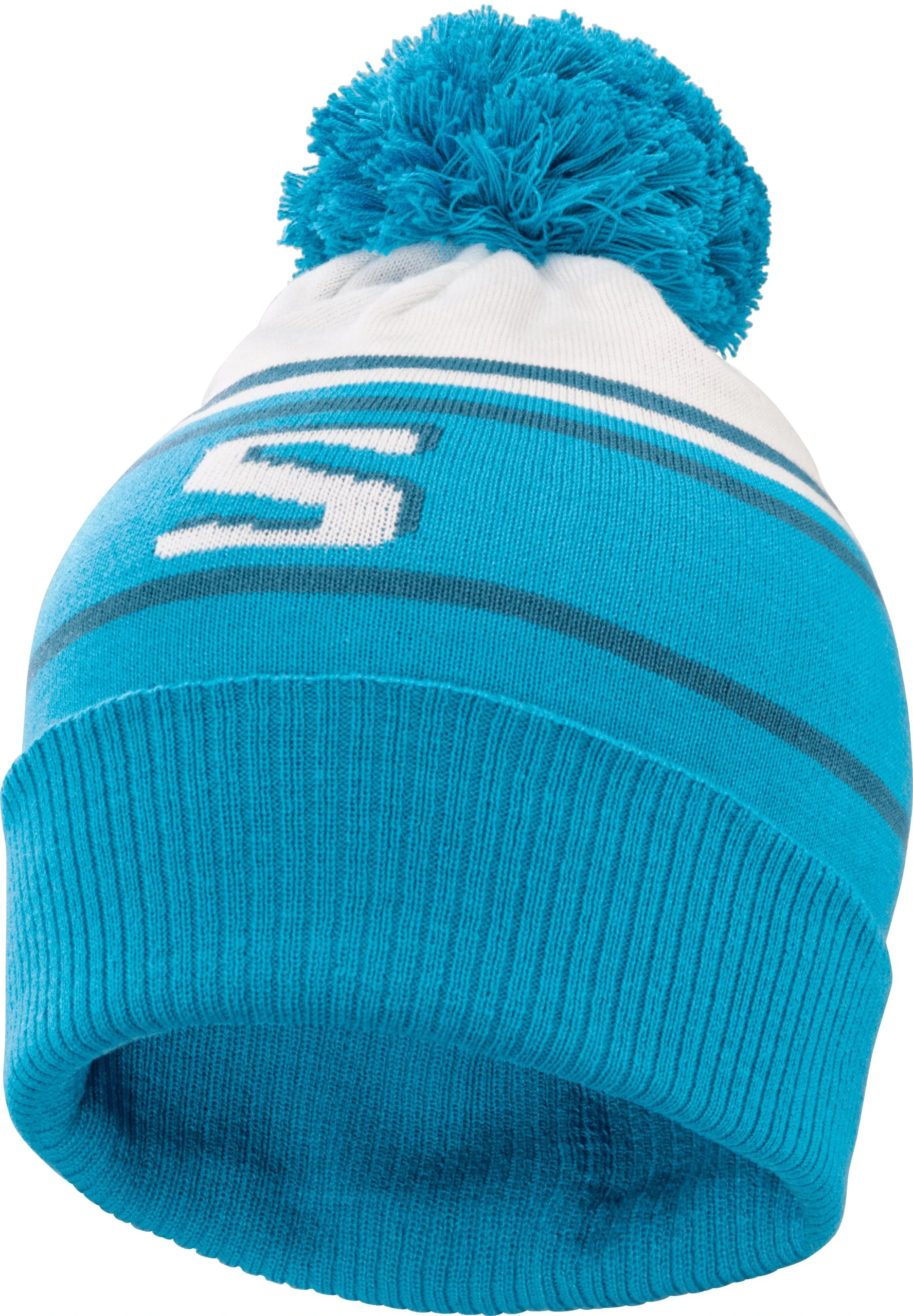 Salomon Heritage Beanie (White/Barrier Reef/Mallard Blue)