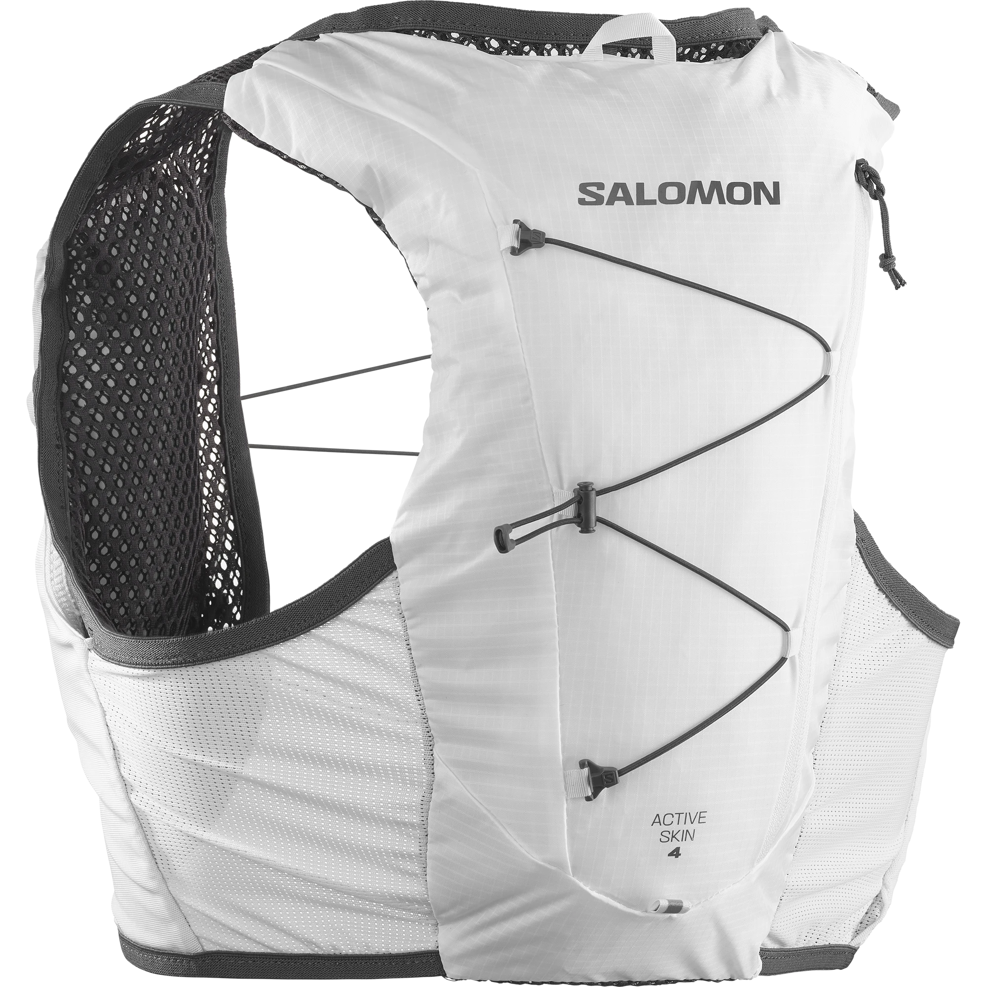 Salomon Active Skin 4 Running Vest (White/Ebony) 2 Salomon Active Skin 4 Running Vest (White/Ebony) - Image 2