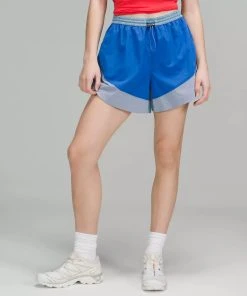 Lululemon Evergreen High-Rise Short 4.5" (Wild Bluebell/Cascade Blue/Lavender Dusk) -New balance-shop LW7BNUS 055128 1