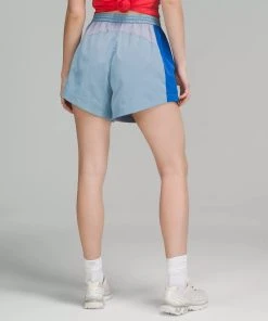 Lululemon Evergreen High-Rise Short 4.5" (Wild Bluebell/Cascade Blue/Lavender Dusk)