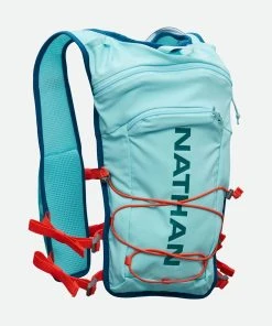 Nathan QuickStart 2.0 6 Liter Hydration Pack (Breezy Blue/Storm Green)